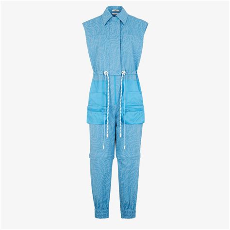 fendi jeans label|fendi denim jumpsuit.